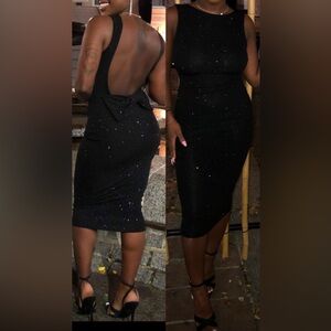 Elegant/ Classy Black Sparkle Dress